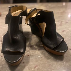 Michael Kors Women's Josephine Wedge Sandals - Black 11M